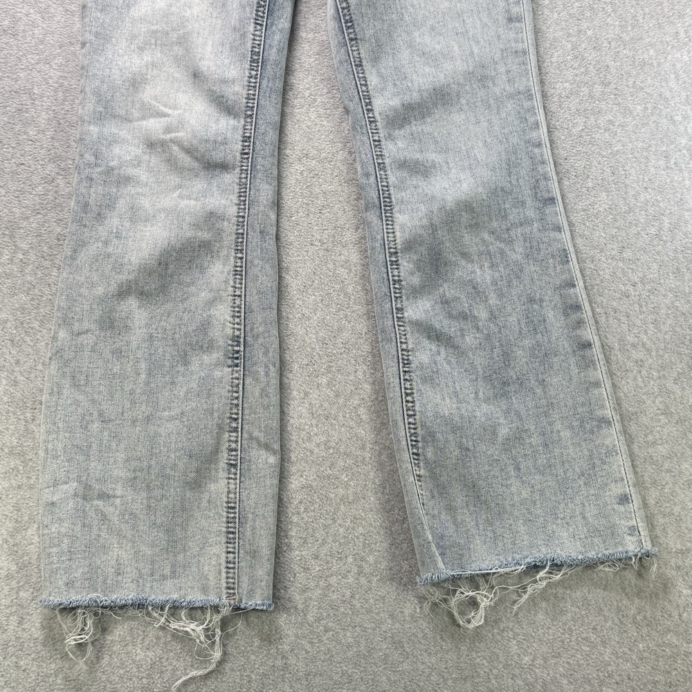 Articles of Society The Linden High Rise Cropped Flare Jeans 2/26 Light Wash - Picture 3 of 12